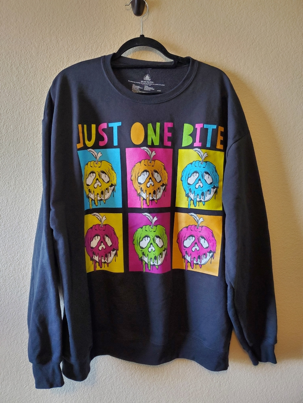 Disney Parks Snow White Evil Queen Just One Bite Graphic Sweatshirt